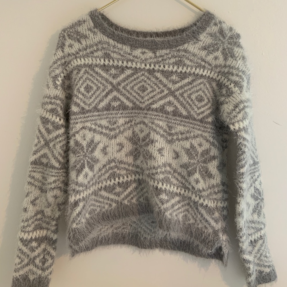 Fluffy sweater